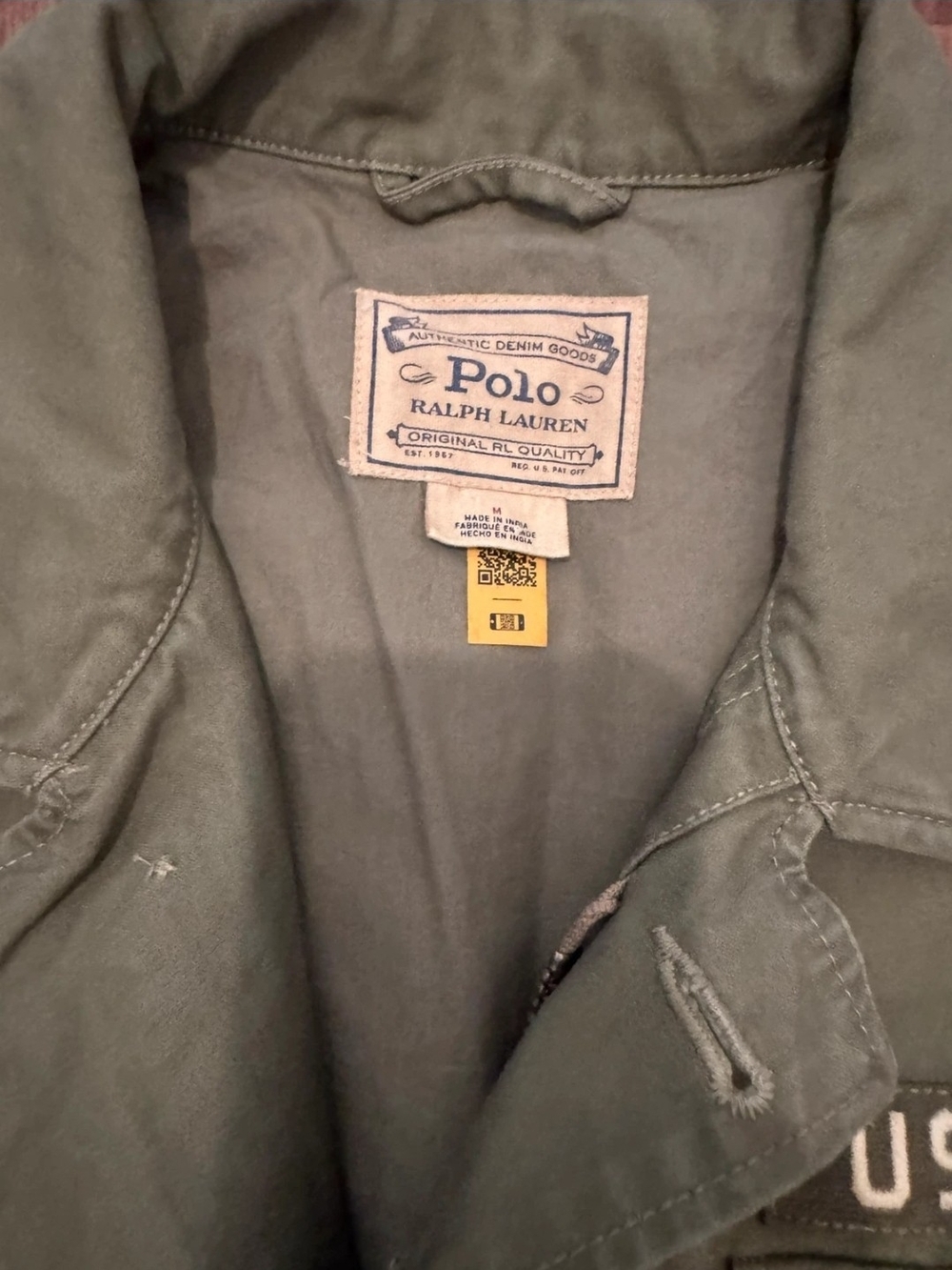 Ralph Lauren Olive Green Military Field Jacket - Picture 3 of 4